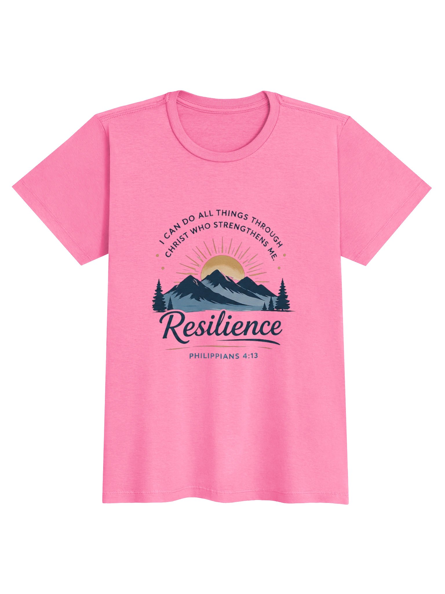 Philippians 4:13 Resilience Women’s T-Shirt product image (1)