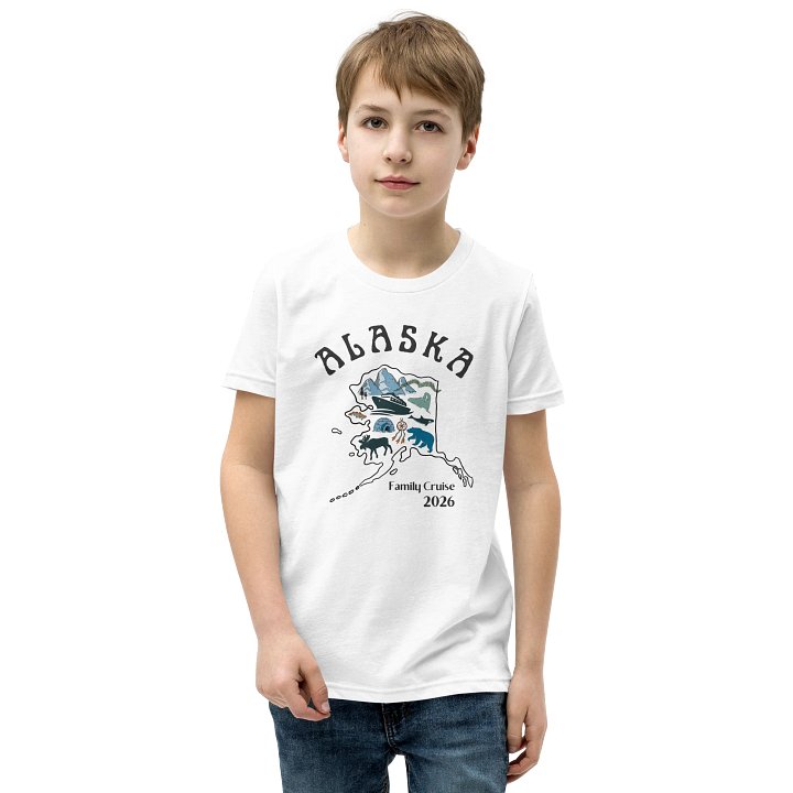 Alaska Cruise Family Matching Light Shirt For Teens product image (20)