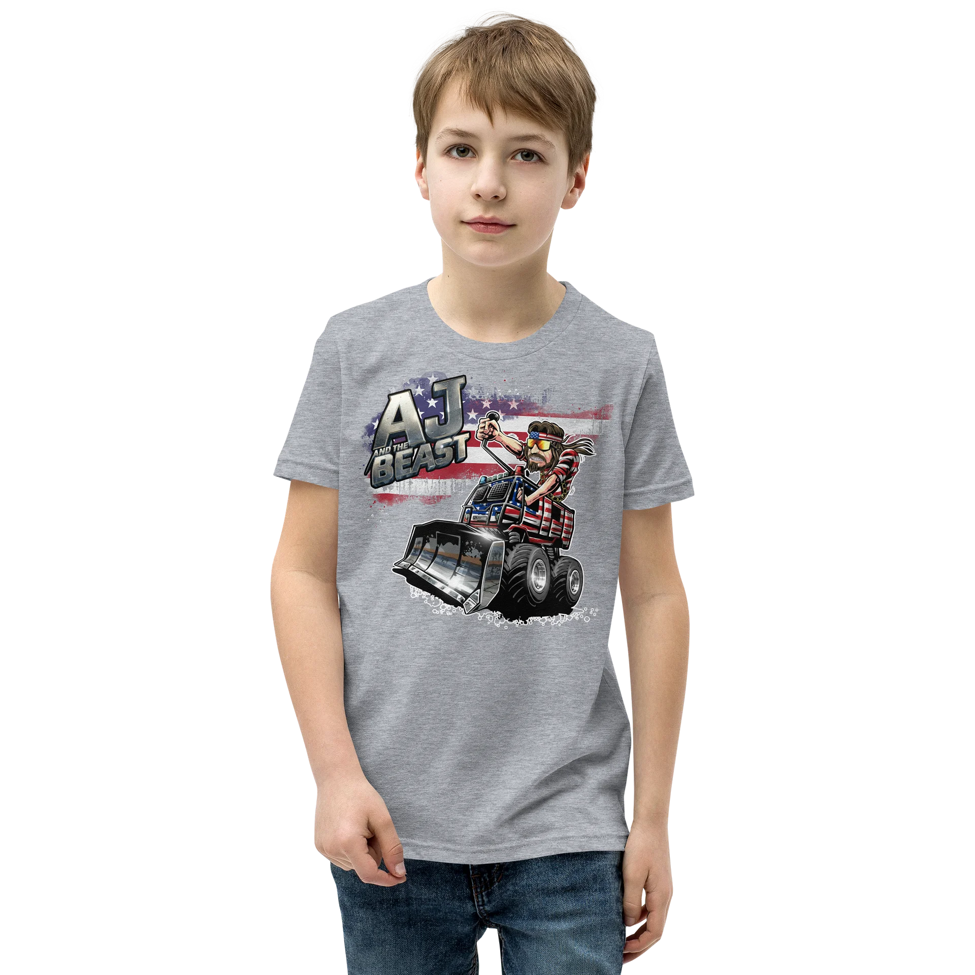 Bella+Canvas Youth Short Sleeve T-Shirt : AJ and the BEAST USA product image (9)