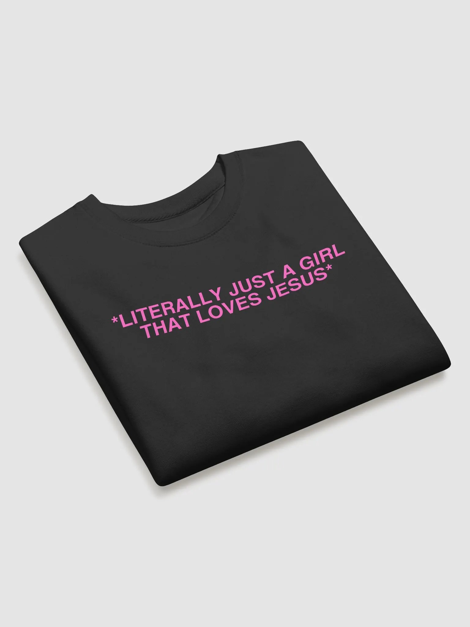*Literally Just A Girl that Loves Jesus* Crewneck product image (7)
