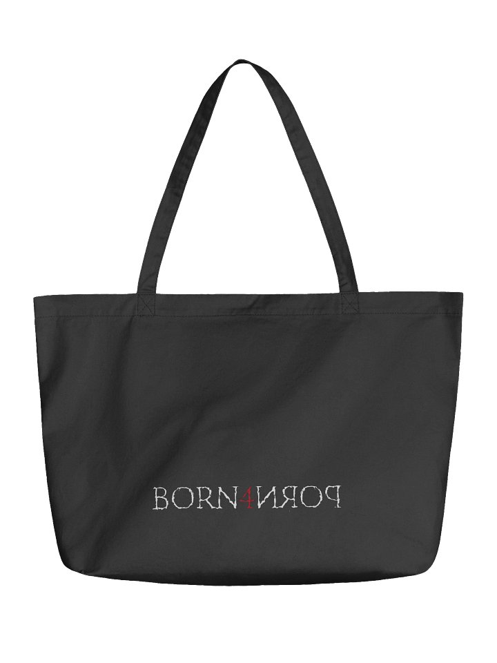 BORN4PORN eco beach bag product image (1)