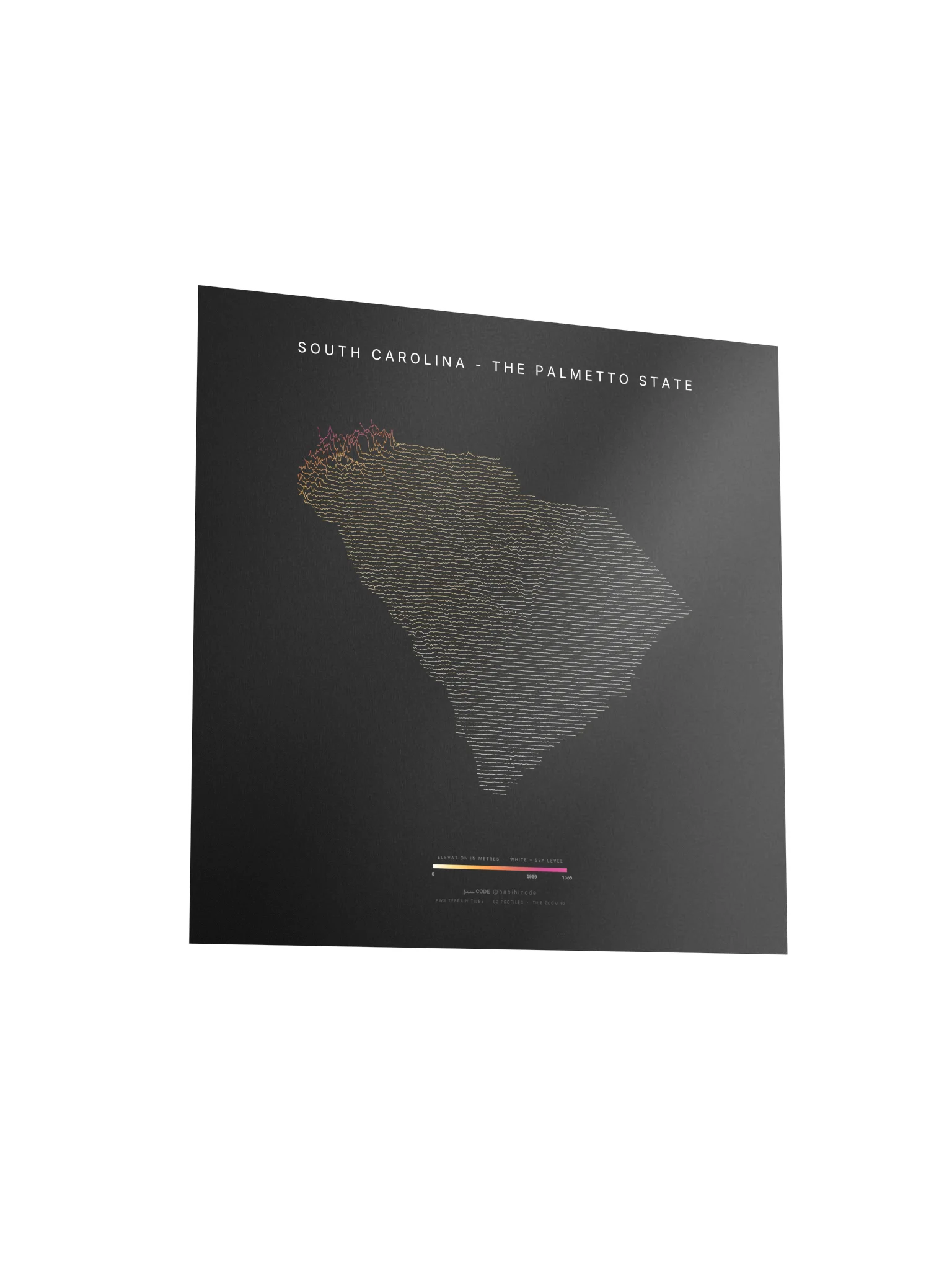 Ridgeline Poster - South Carolina product image (3)