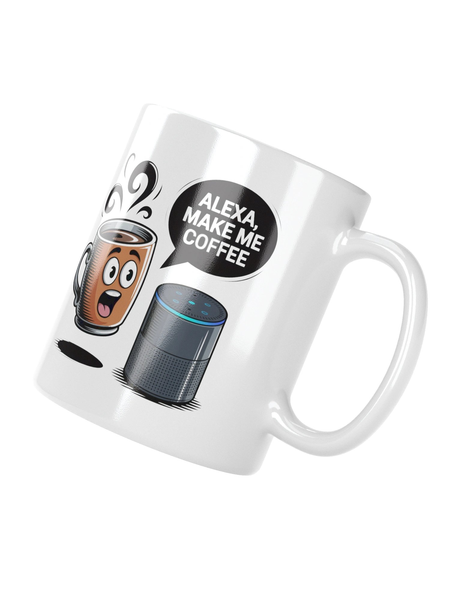 Alexa Make Me Coffee Funny Mug – Lazy Morning Humor product image (4)