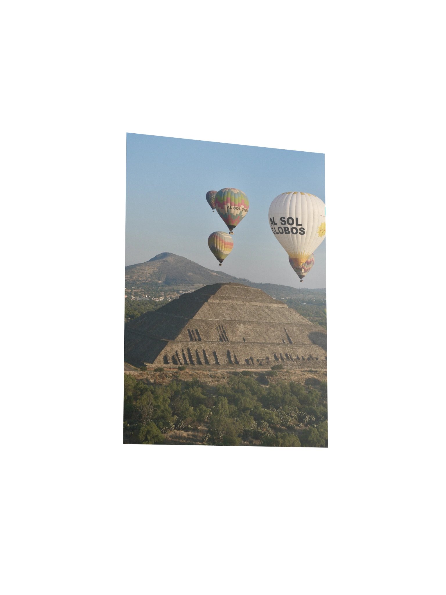 Teotihuacan - Pyramid of the Sun with Hot Air Balloons – (Print Only) product image (13)