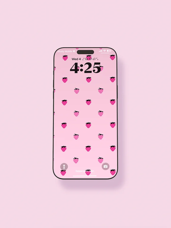 strawberry phone theme/icon set product image (2)