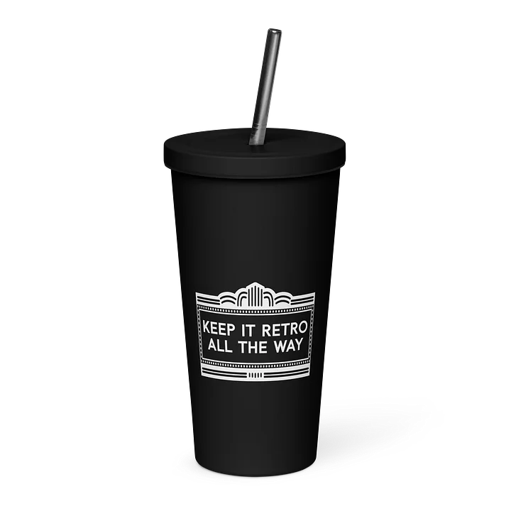 Exiram Insulated Tumbler with a Straw product image (2)