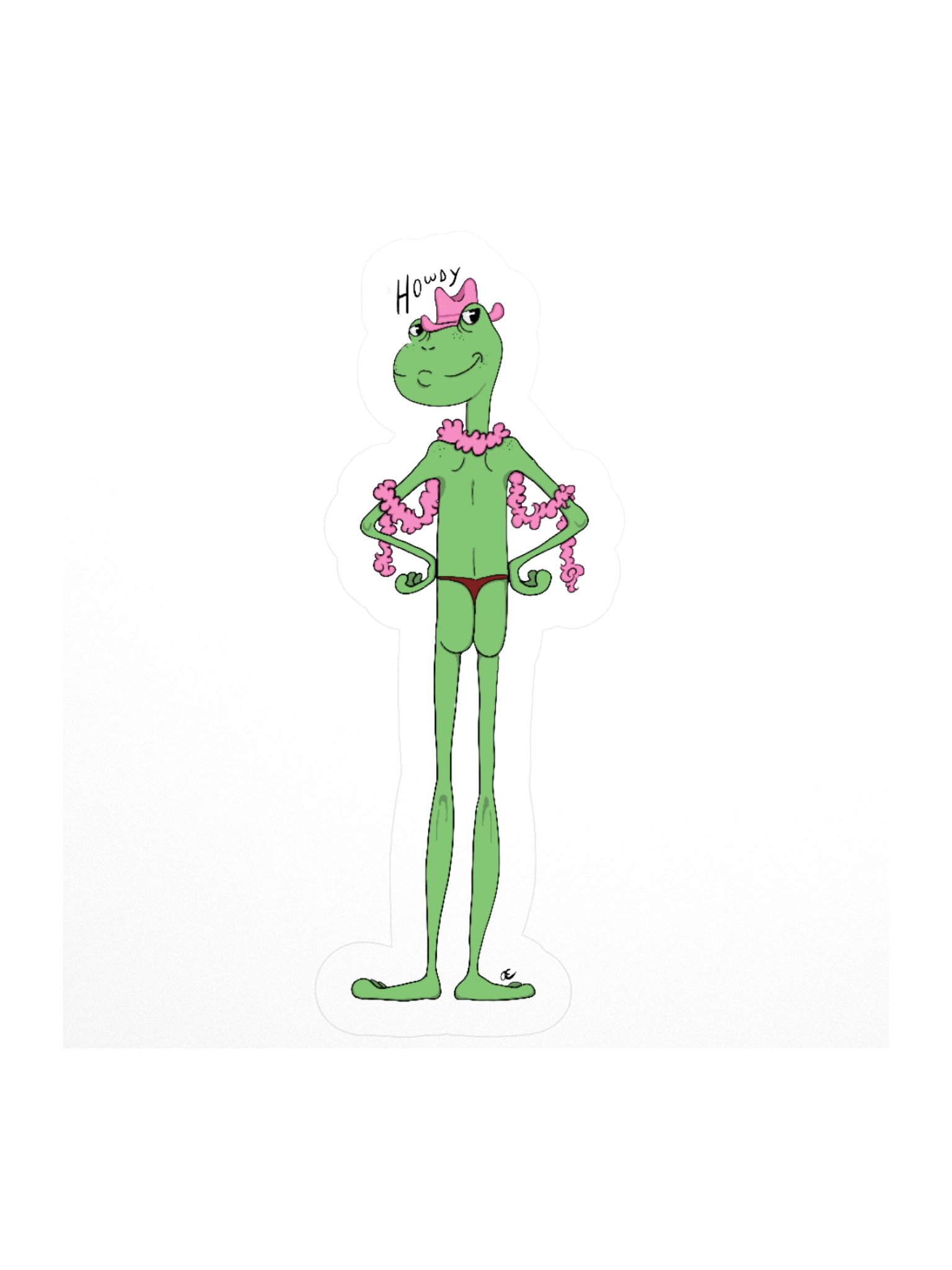 "Howdy" Sticker product image (3)