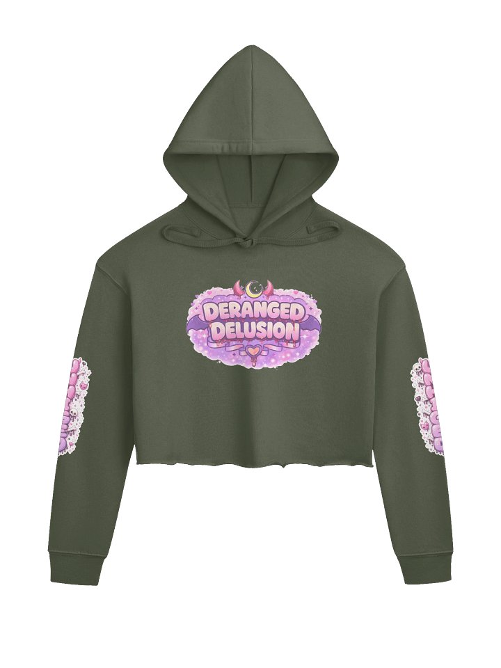 unhinged crop hoodie product image (3)