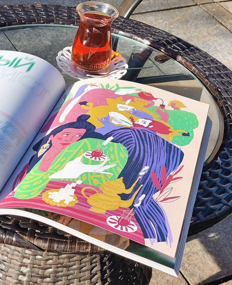 Chai - Editorial illustration by Ariadna Sysoeva