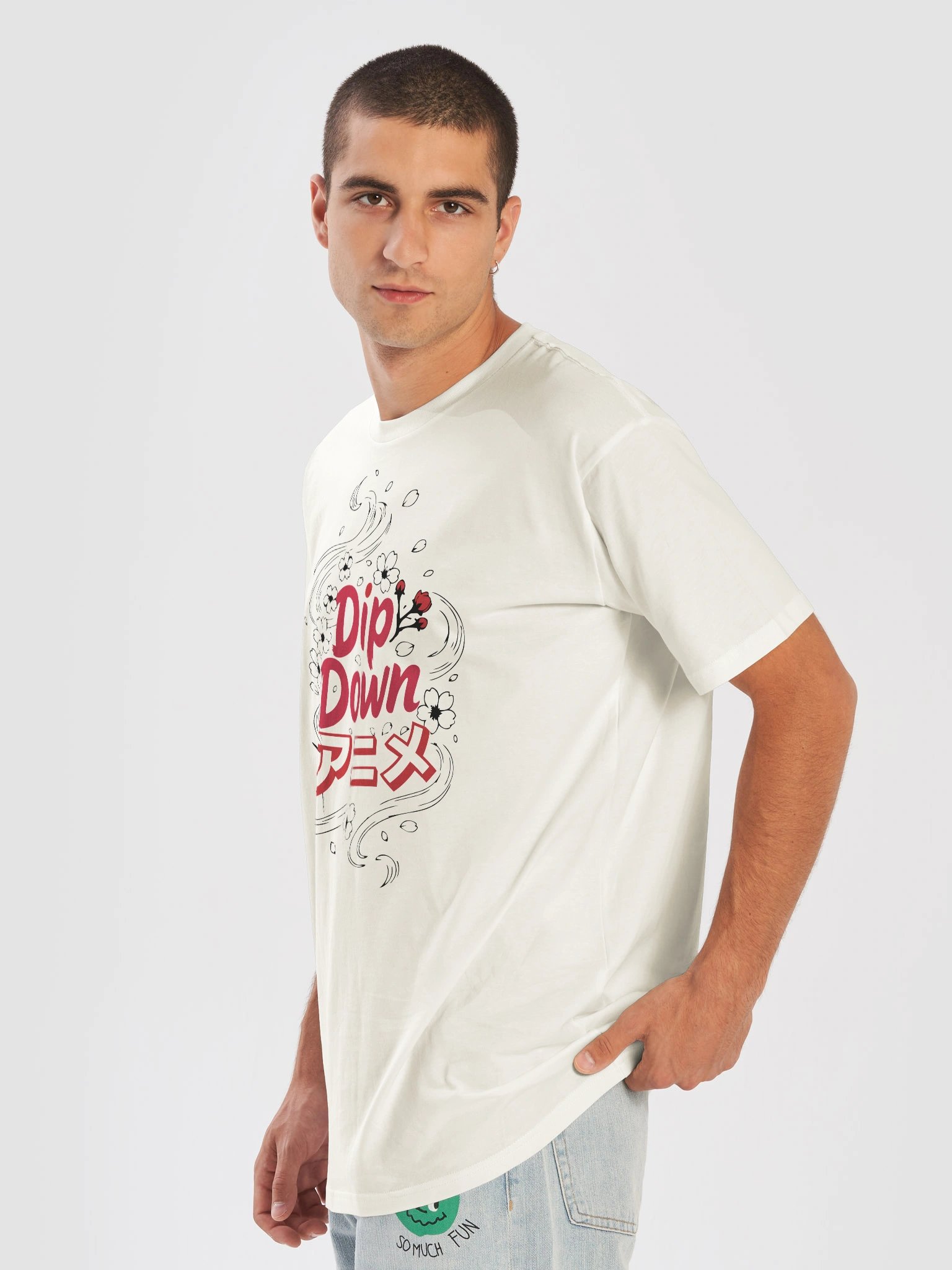 Dip Down Anime Unisex Tee product image (13)