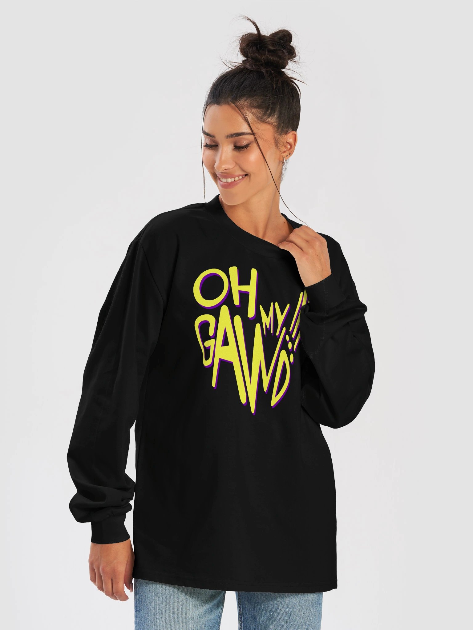Retro Oh My Gawd Long Sleeve Tee product image (3)