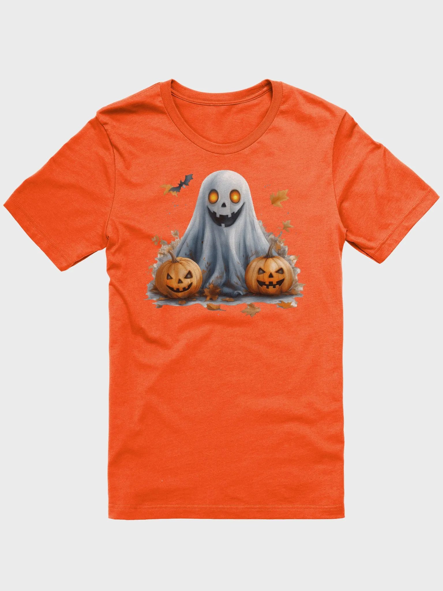 Halloween #8, Ghost and two evil pumpkins product image (1)