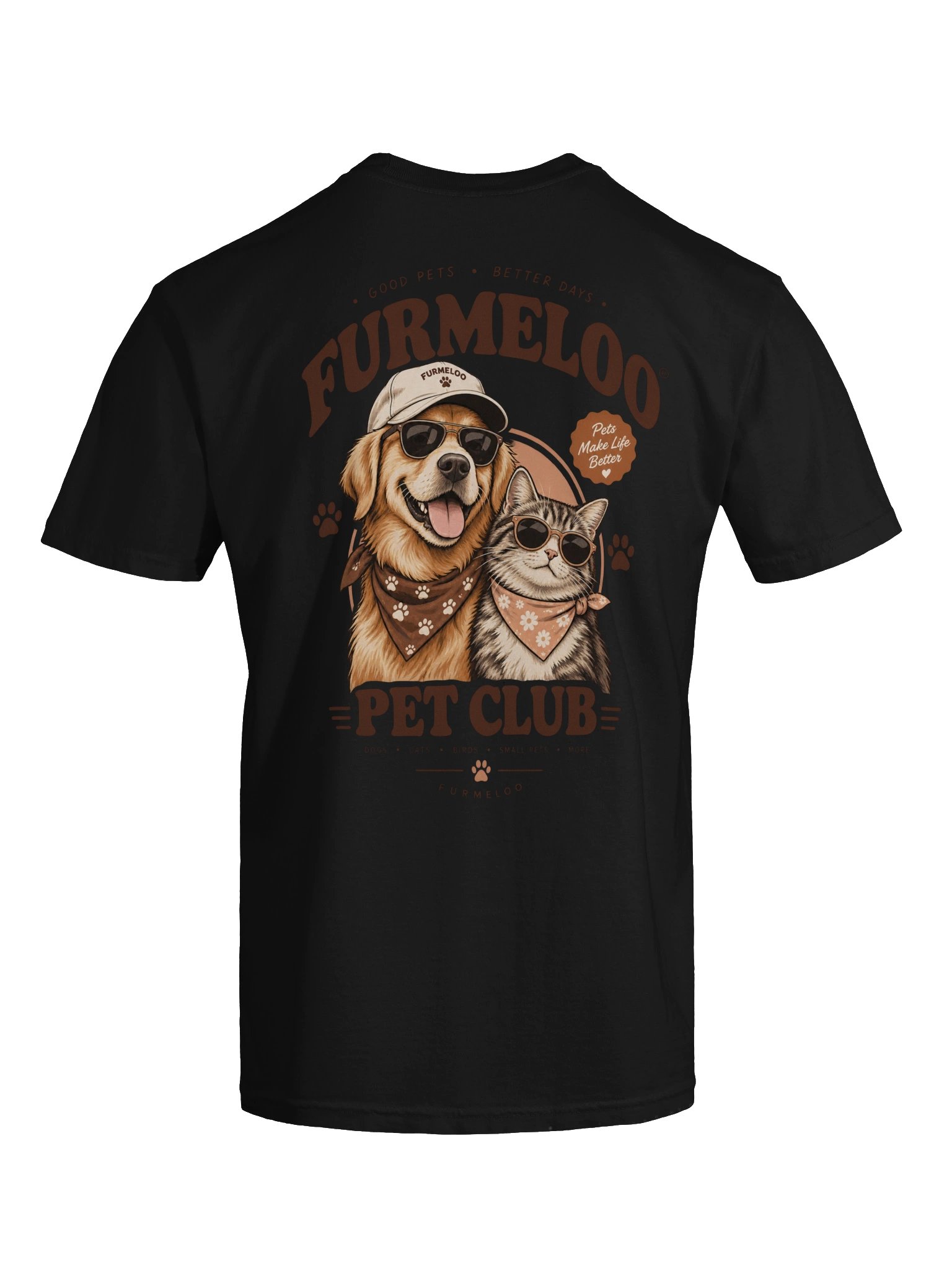 Good Pets Better Days – Dog & Cat Lover Vintage Design product image (37)
