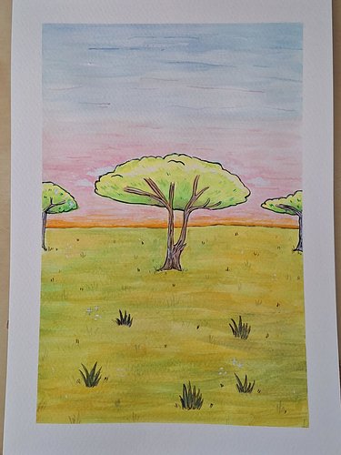 Minecraft Painting Series: 1) Acacia 

#acacia #painting #minecraft #goauche #art