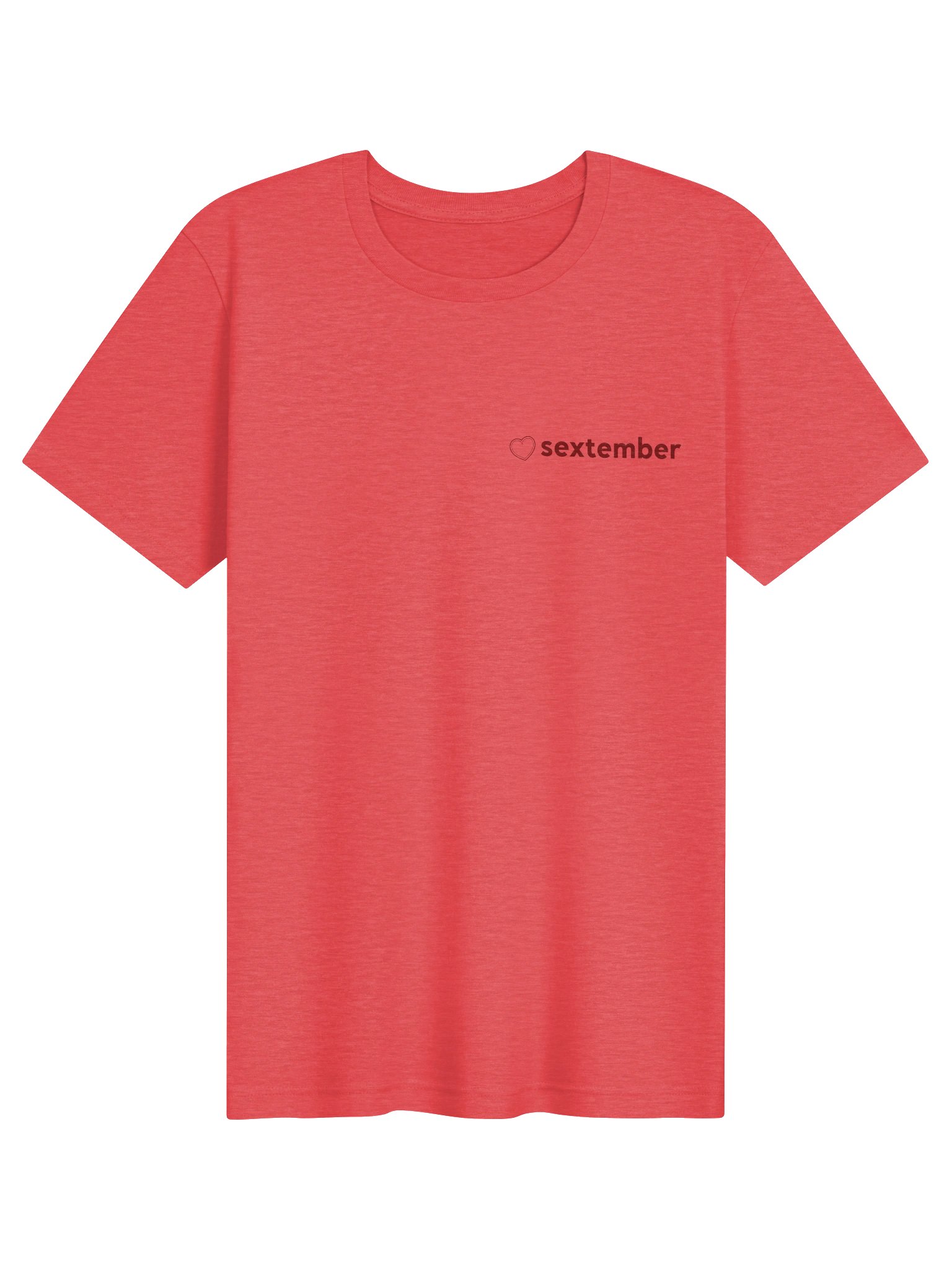Sextember Heather Red Supersoft Tee product image (1)