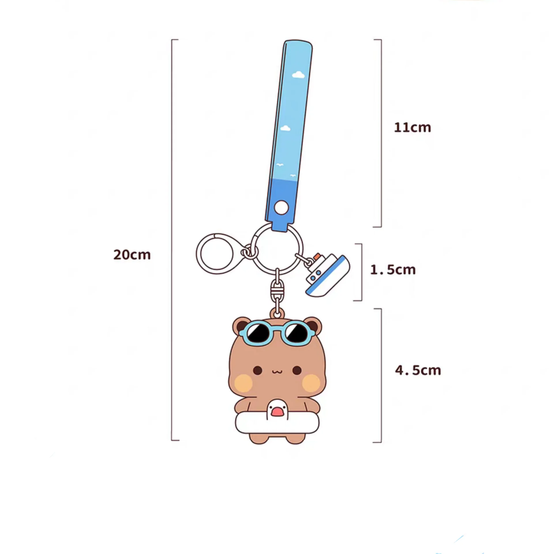 Bubu & Dudu Summer Keychain + Free Stickers ( 100 Units ) product image (7)