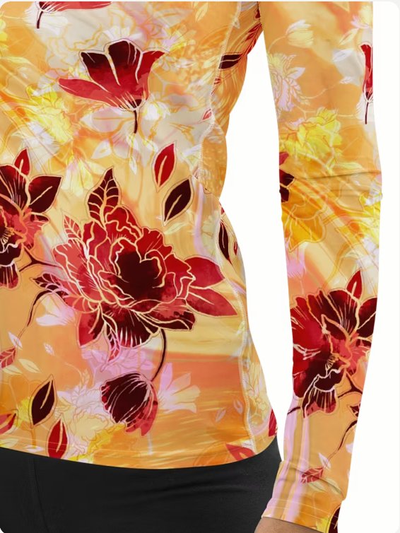 Sunset garden-Women's Rash Guard product image (2)