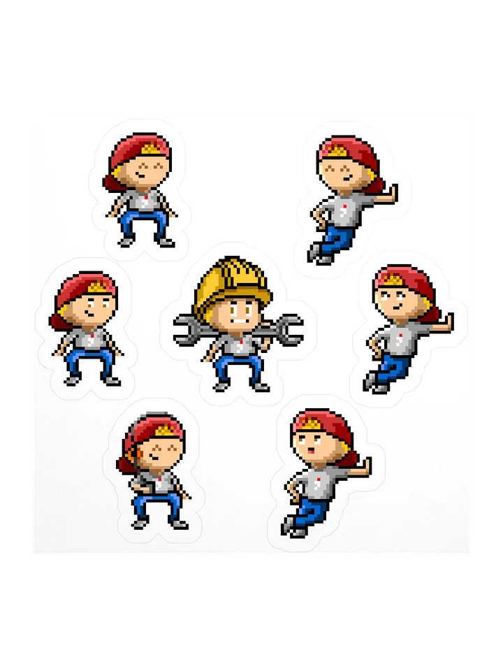 Mini Retro Sticker Sheet product image (1)