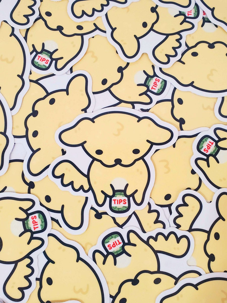 Tip Jar Dog Sticker product image (2)