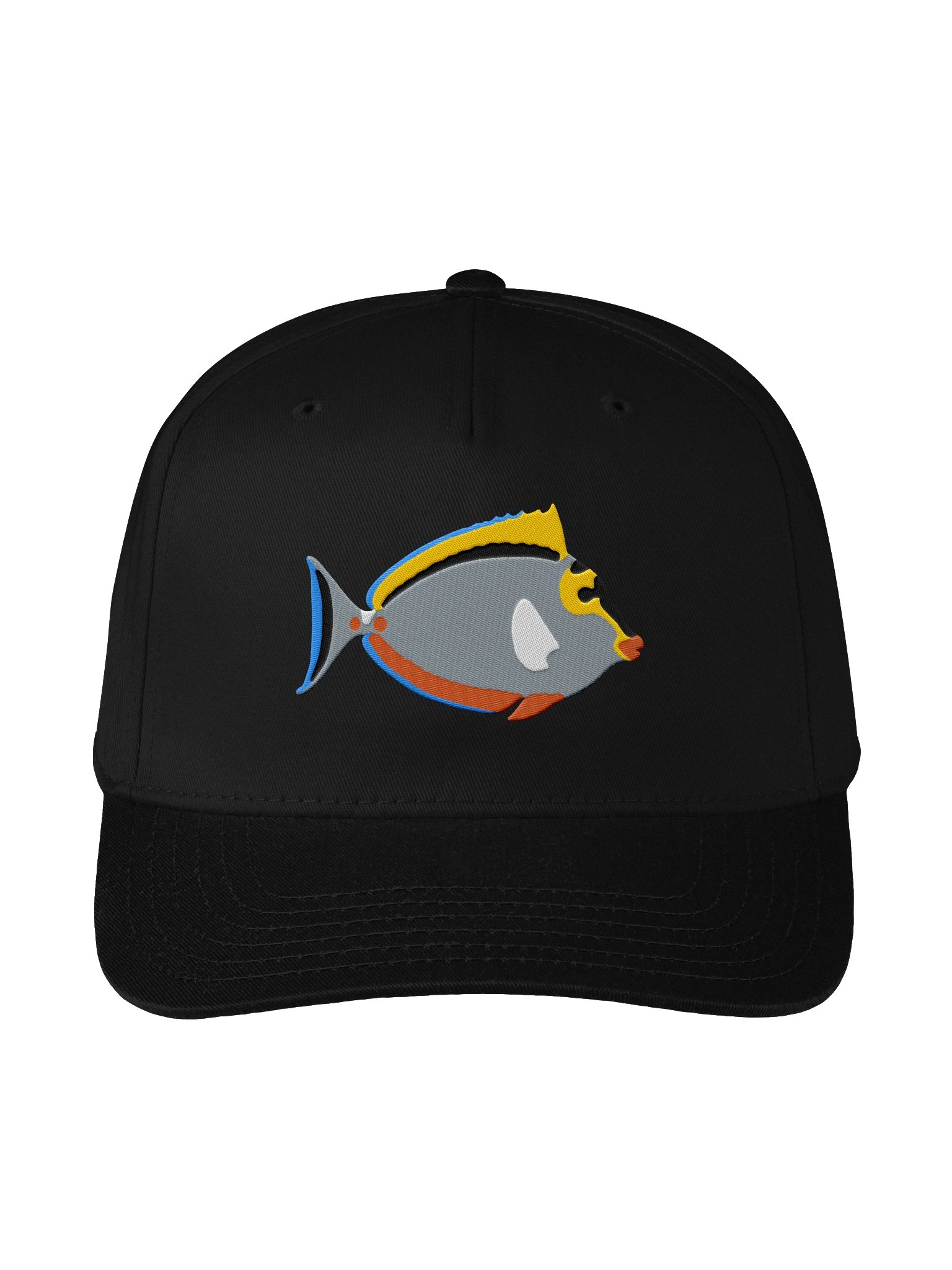 Blonde Lipstick Tang Embroidered Baseball Cap | Reef Fish Hat for Saltwater Aquarium Lovers product image (1)