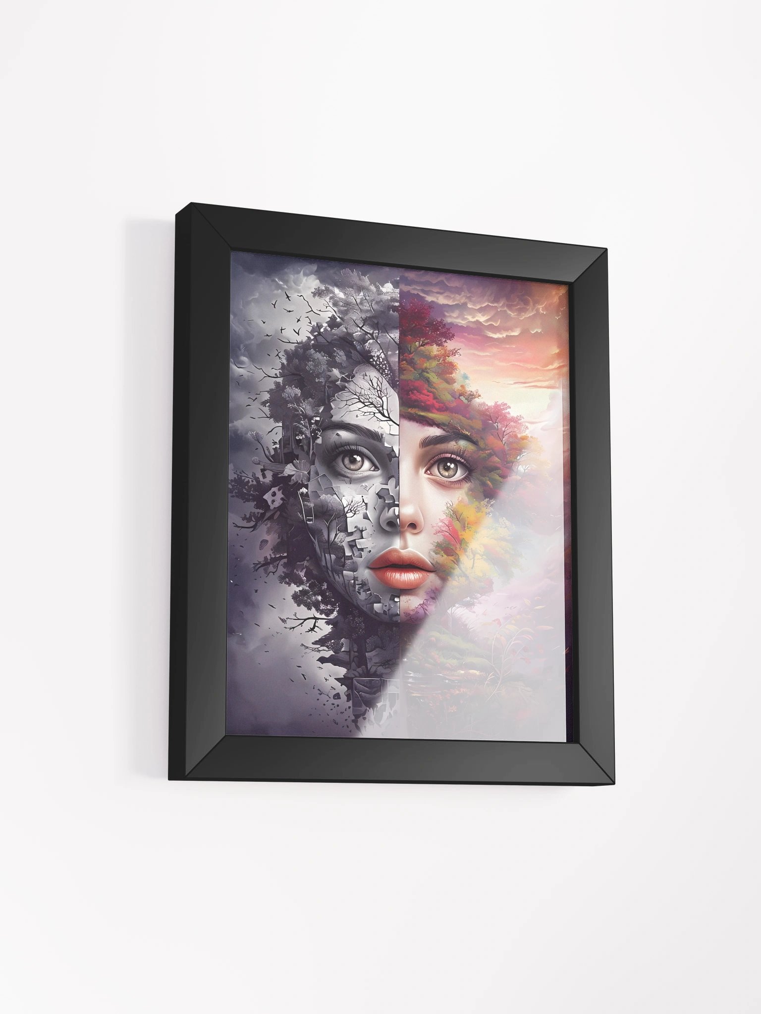 Metamorphosis Split-Face Framed Poster product image (3)