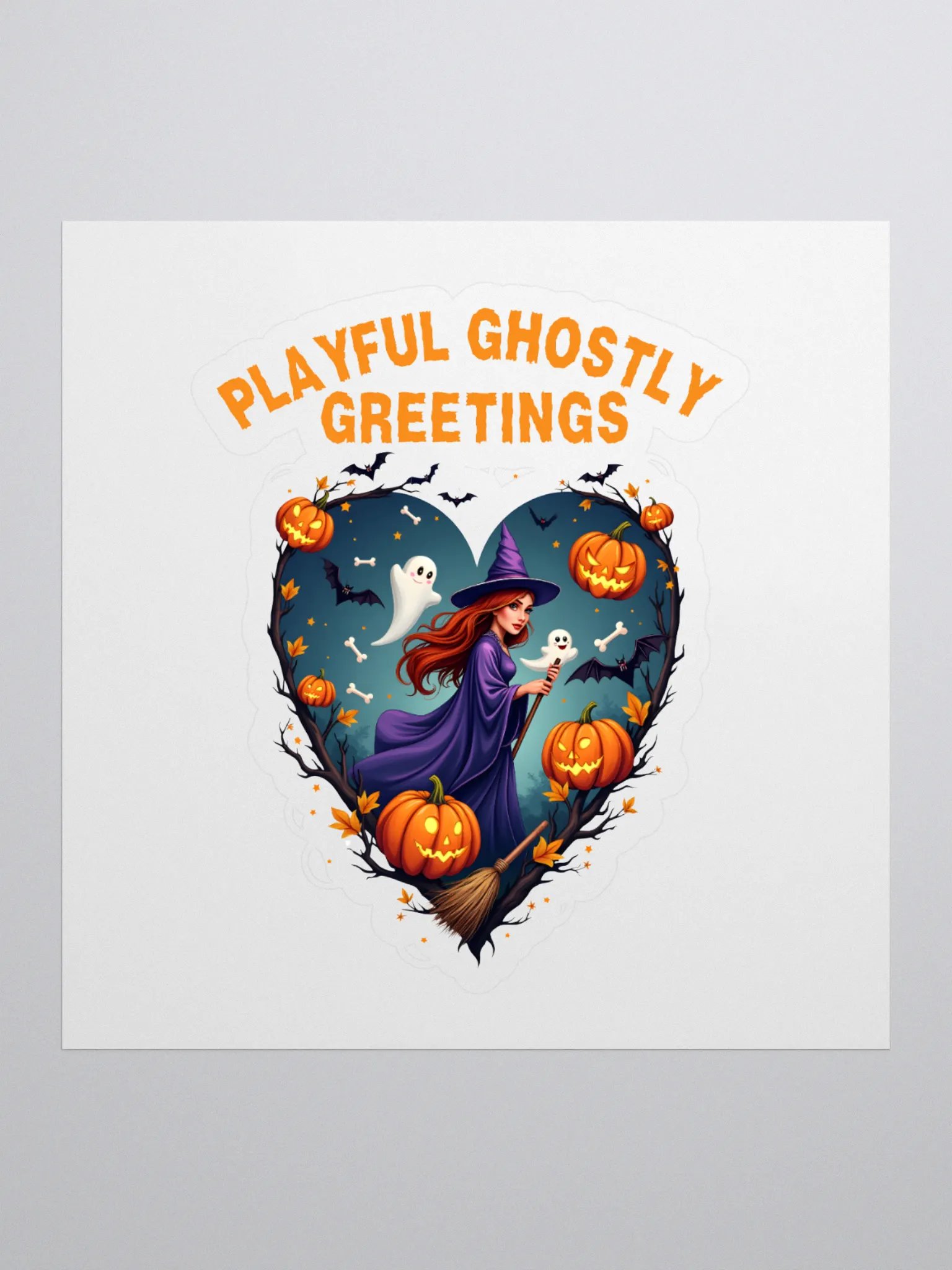 Playful Ghostly Greeting Tee product image (1)