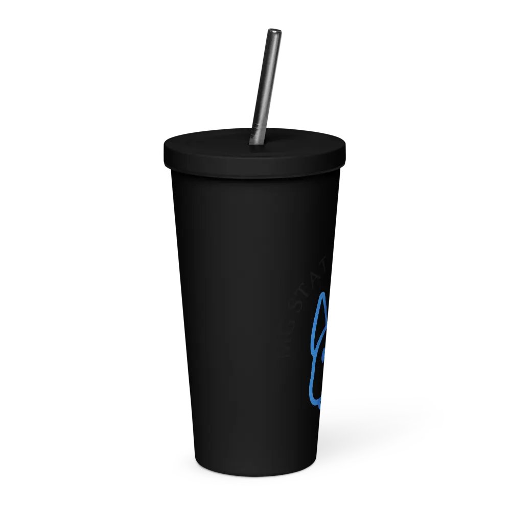 Insulated Tumbler With straw product image (4)