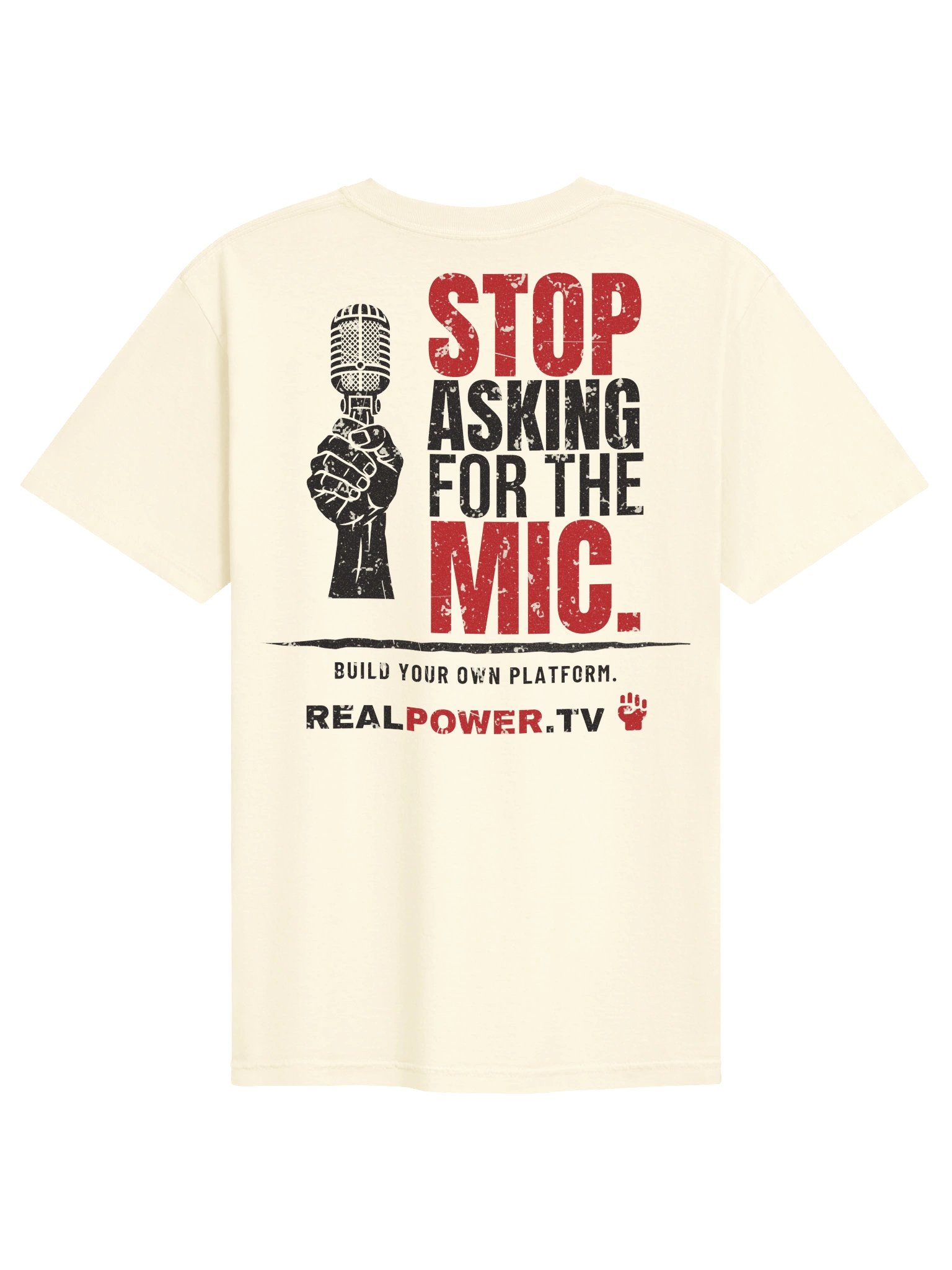 STOP ASKING FOR THE MIC. Tee — The Saying Wall product image (2)