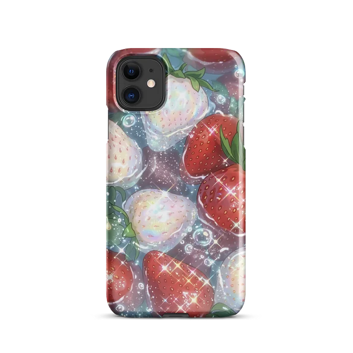 Sparkly Strawberry Splash iPhone Snap Case product image (28)