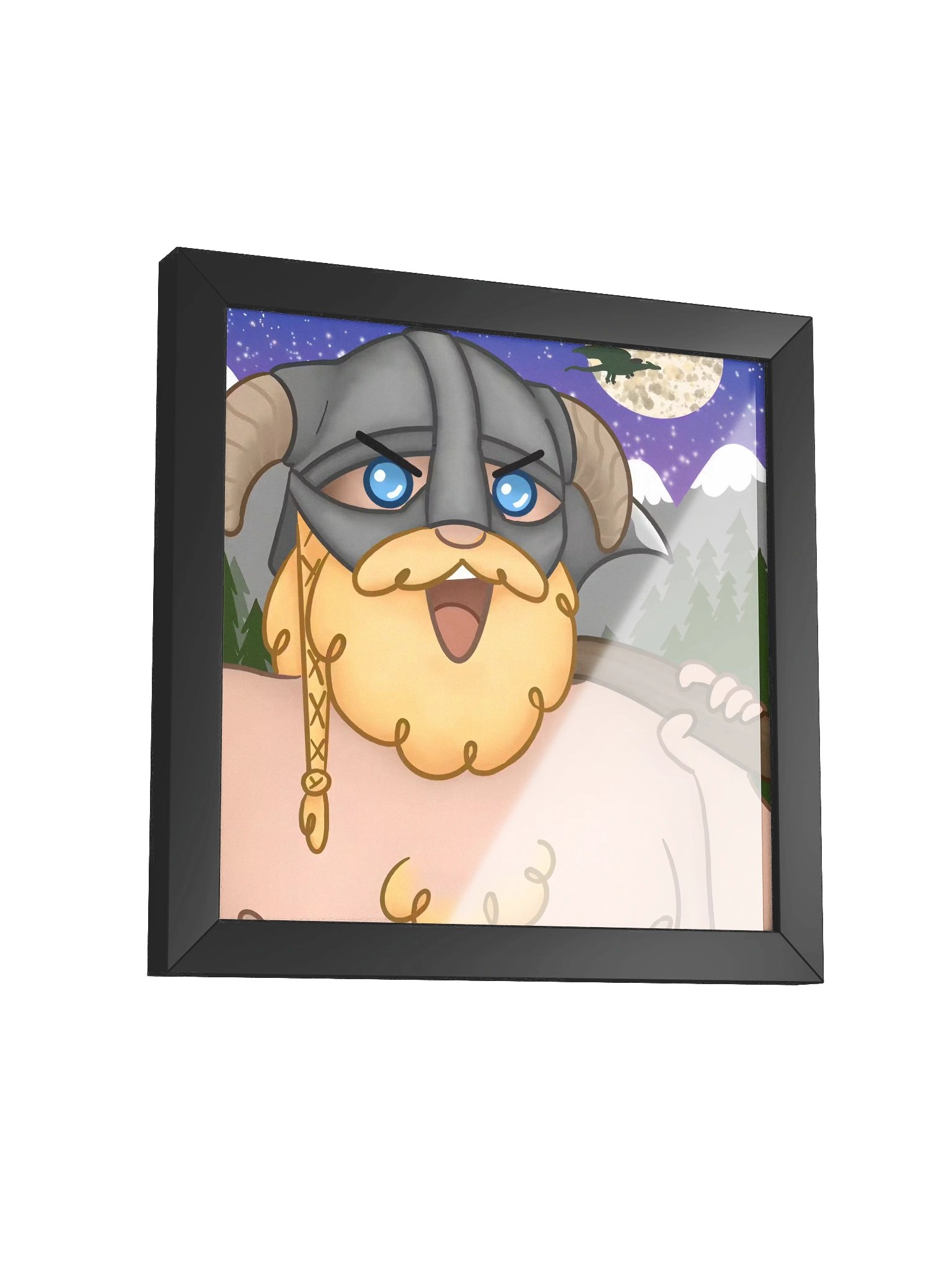 Tizzy Mascot Framed Print product image (13)