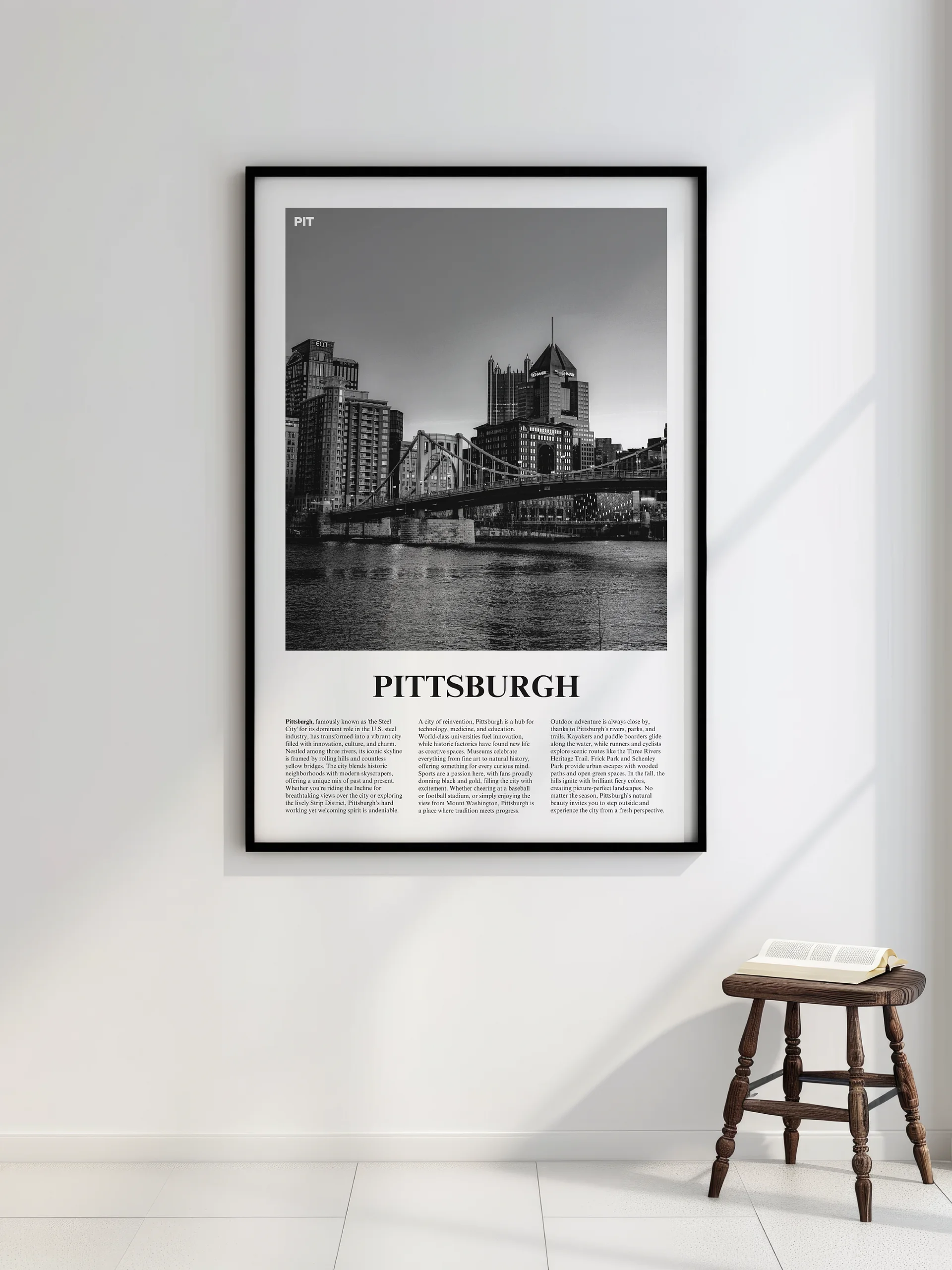 Pittsburgh 03 Newspaper Poster product image (2)