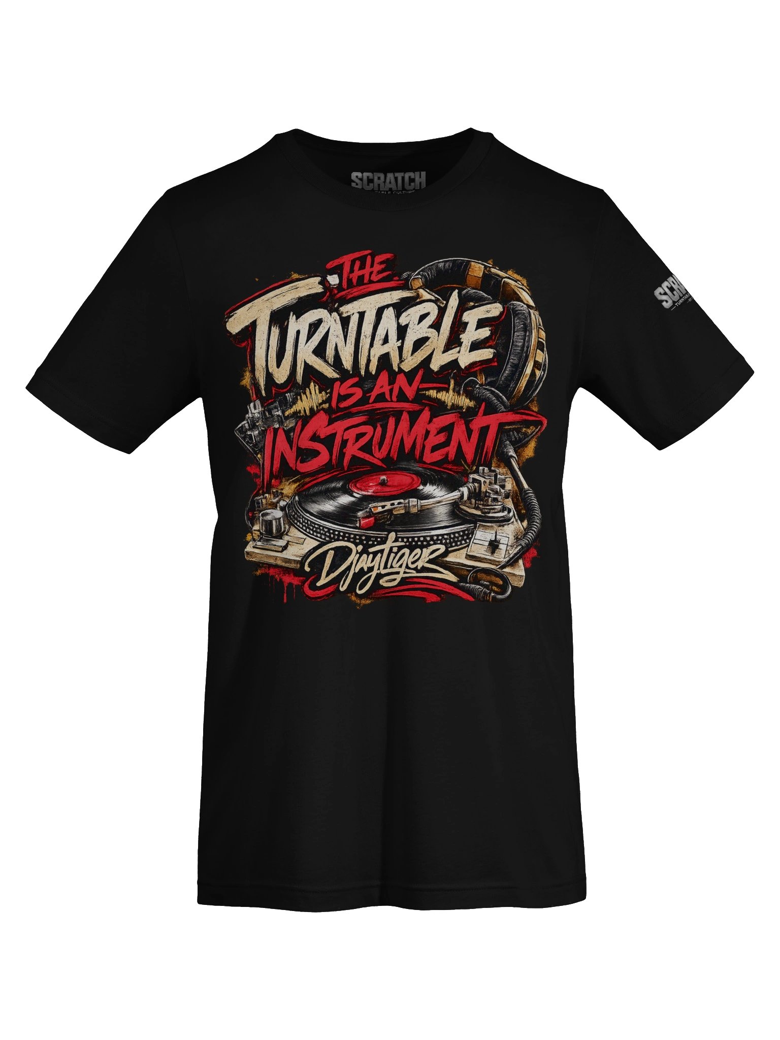 The Turntable Is an Instrument – T-Shirt by Djaytiger product image (25)