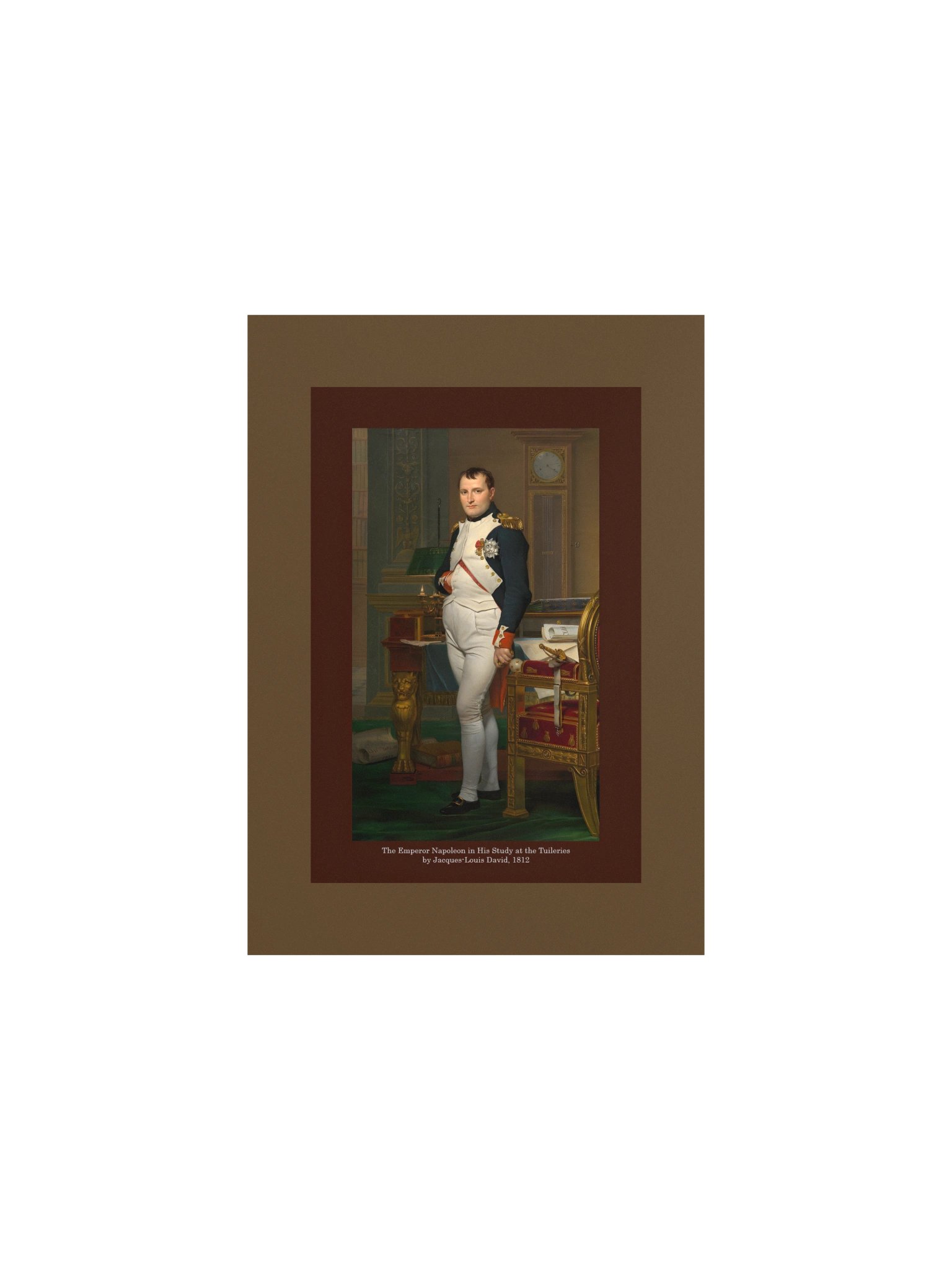 The Emperor Napoleon in His Study at the Tuileries Print product image (1)