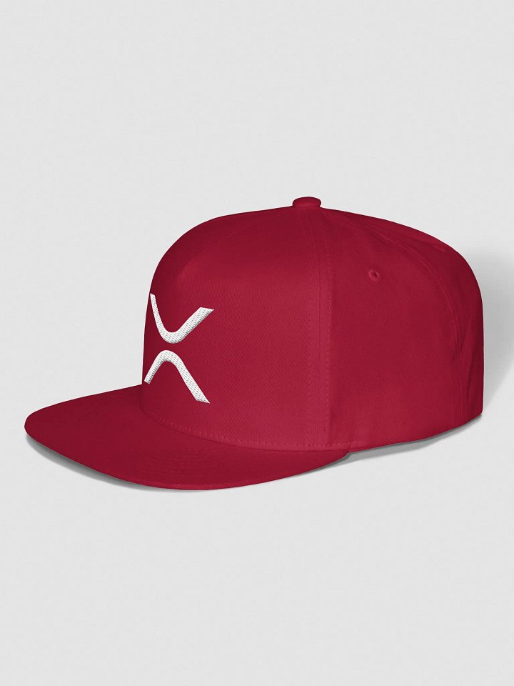 White XRP Logo Snapback product image (2)