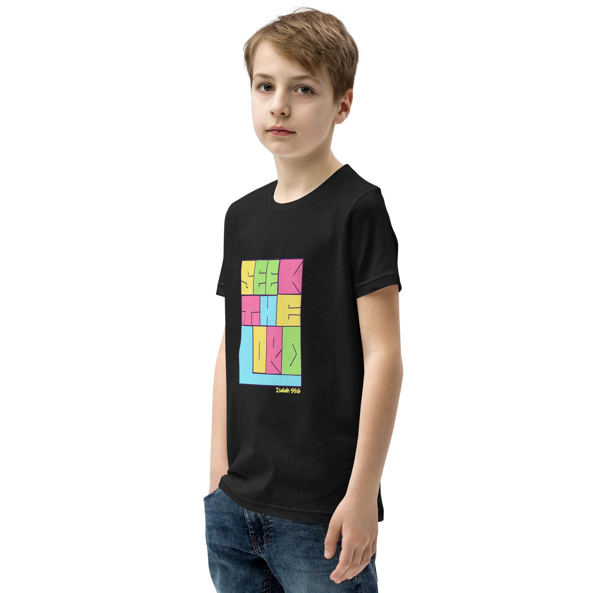 Seek The Lord 90's Block Tee (childrens size) product image (3)