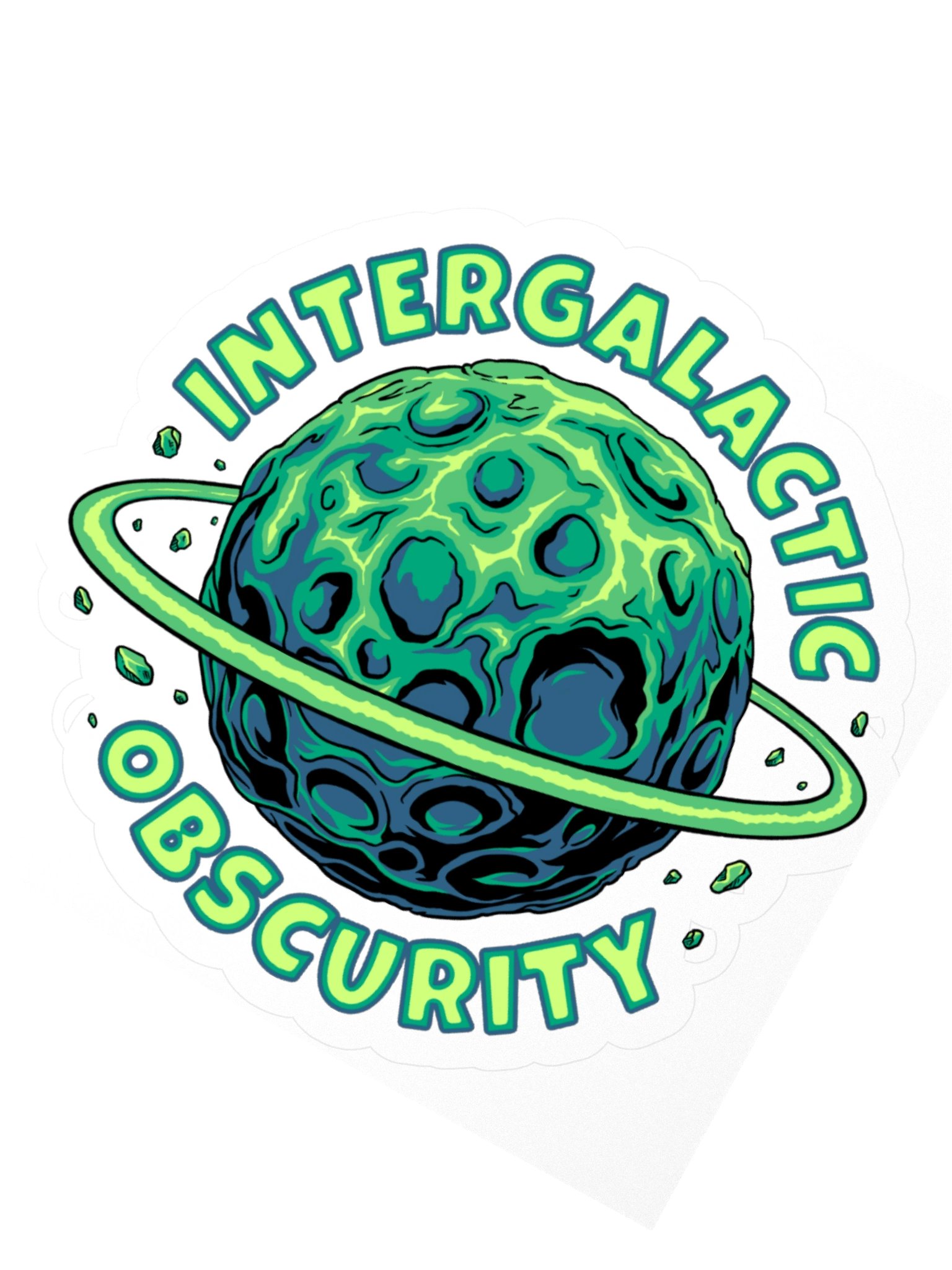iNTERGALACTiC OBSCURiTY STICKER product image (2)