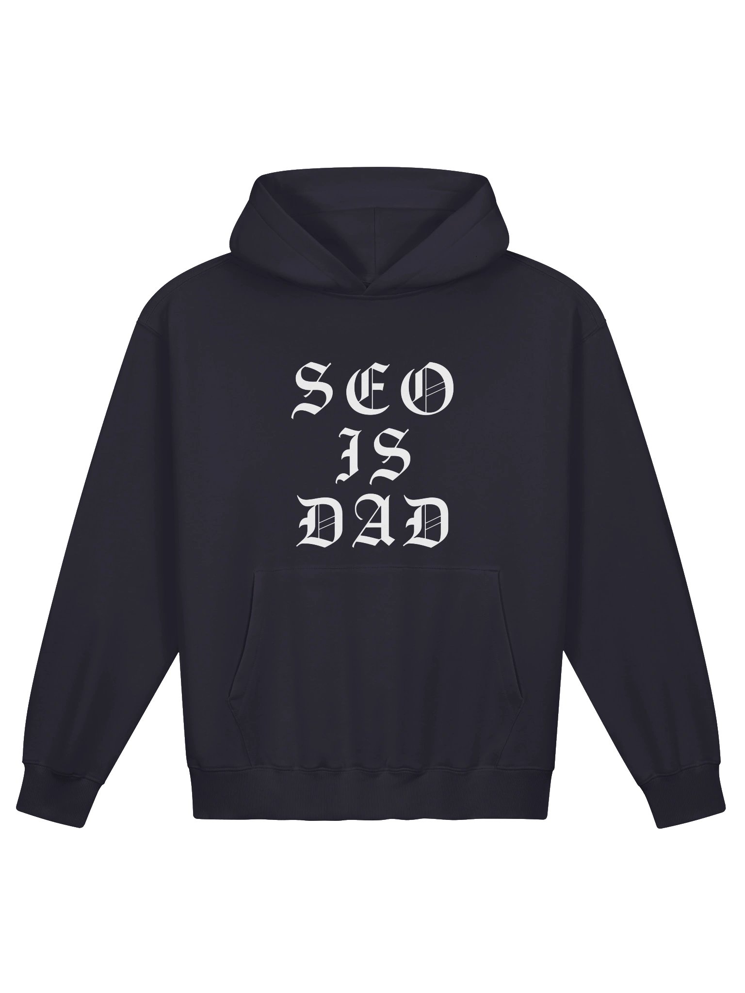 SEO IS DAD Gothic Hoodie (Front Print) product image (9)