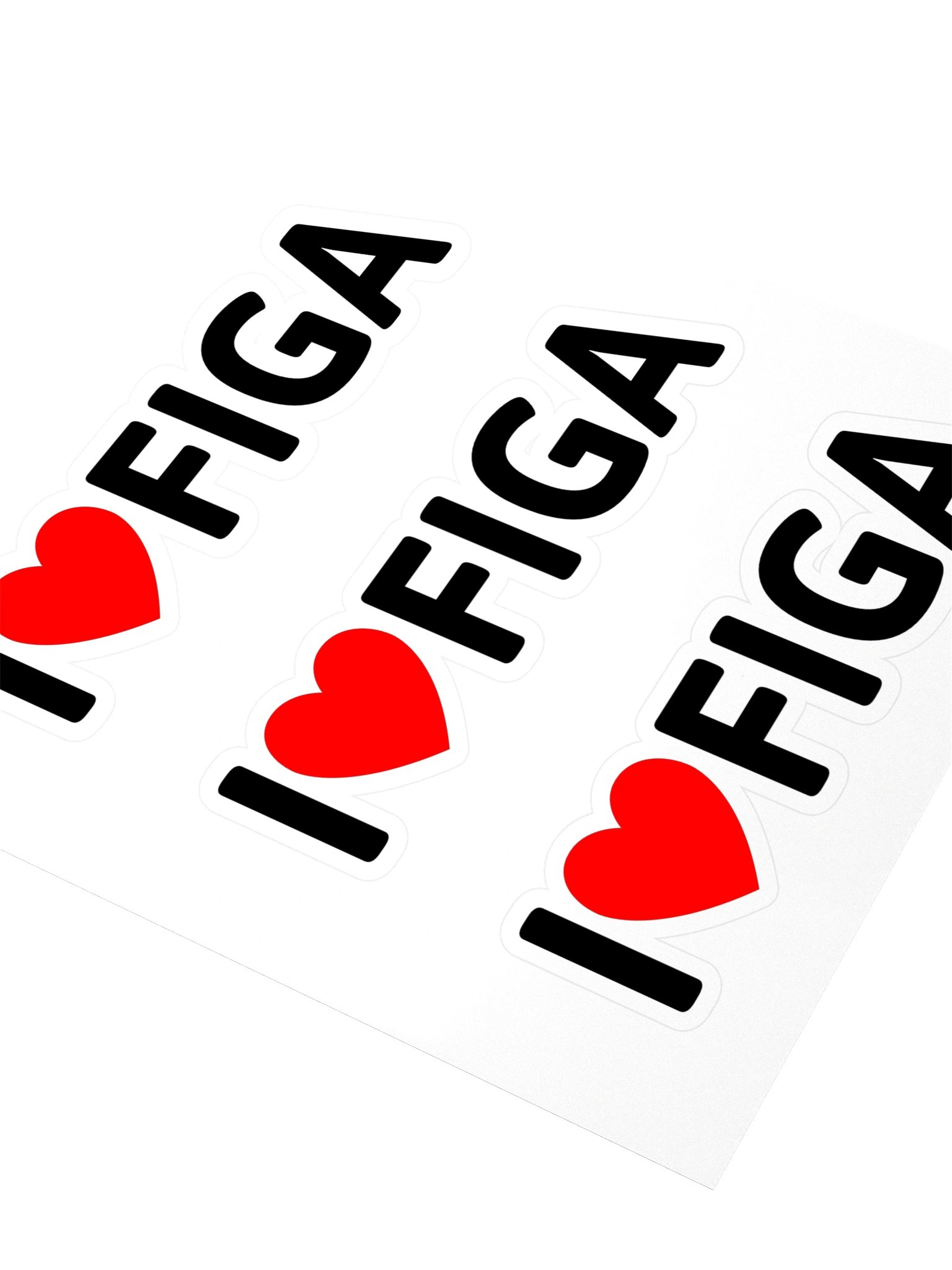 I ♥️ FIGA stickers product image (3)
