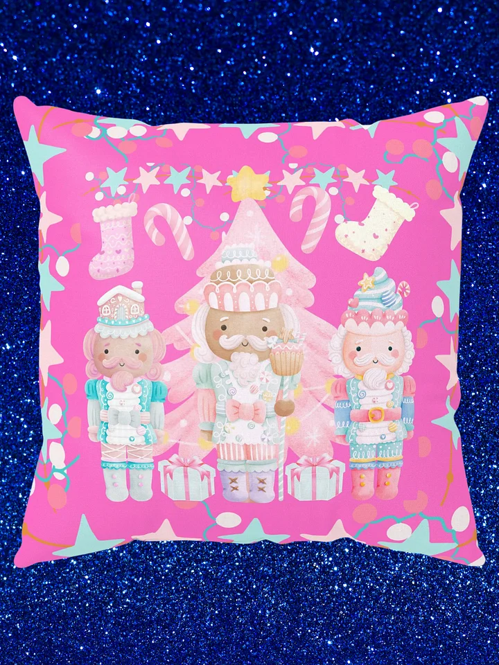 Whimsical Nutcracker Holiday Pillow product image (1)