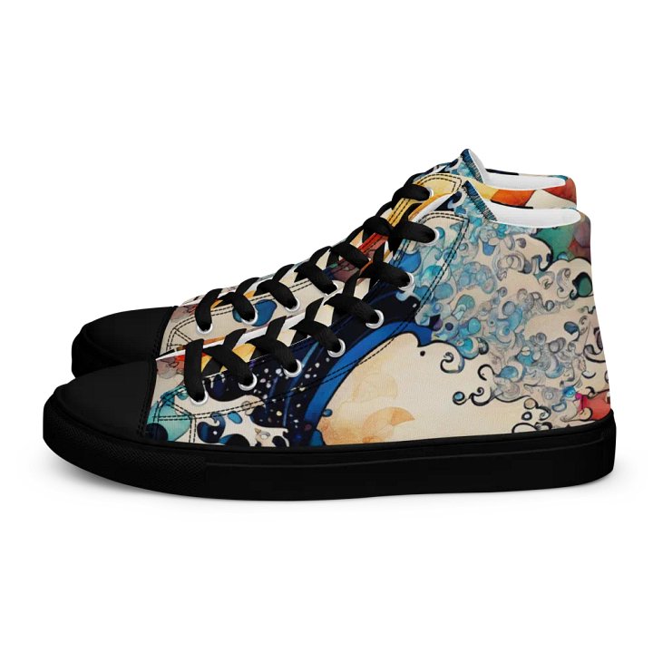 Japanese Wave Art High Tops product image (1)