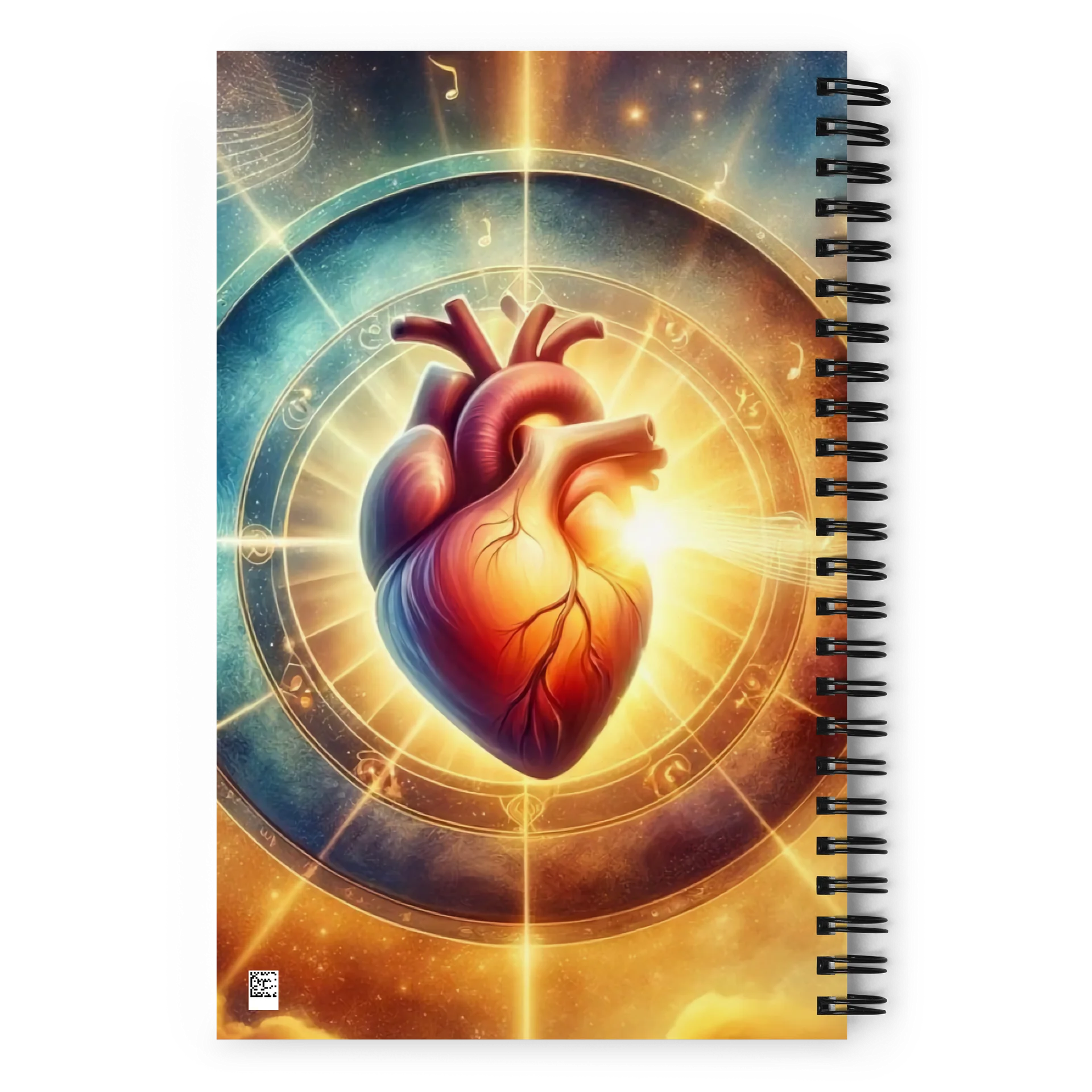 Celestial Heartbeat Spiral Notebook product image (2)