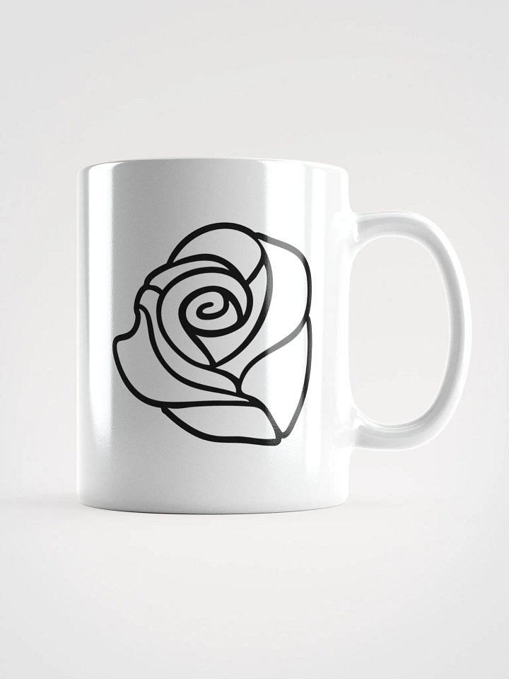 White Rose ceramic mug - B product image (1)