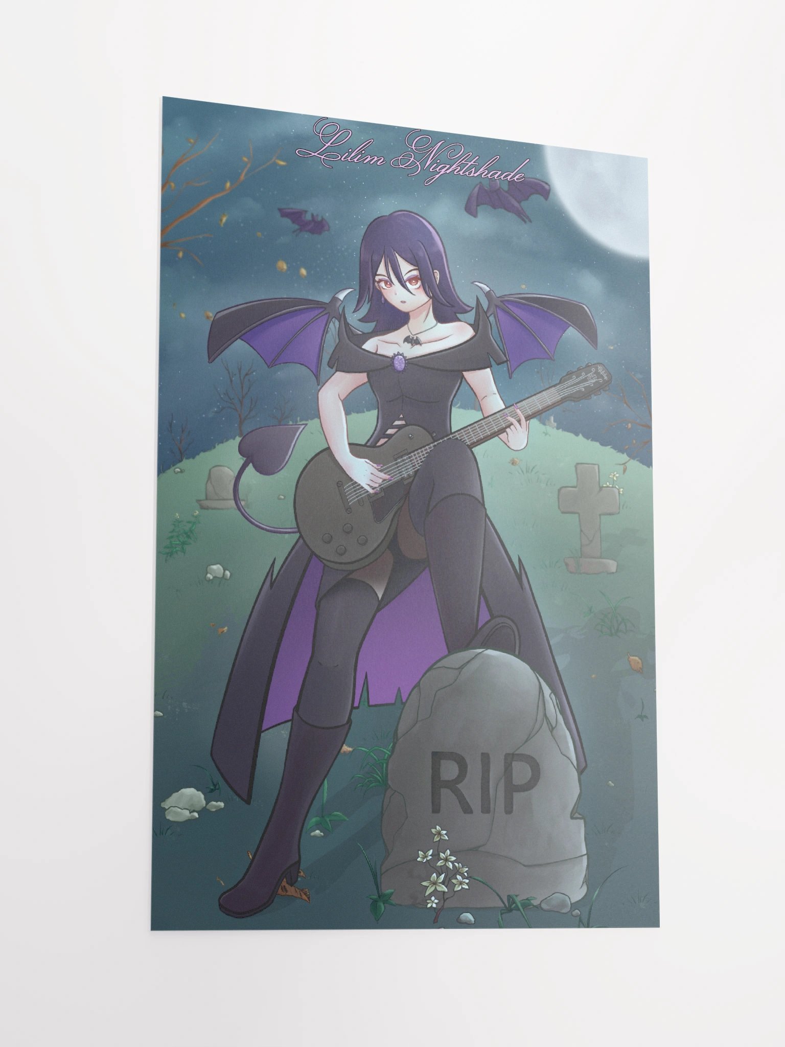 Lilim Nightshade Graveyard Poster product image (5)