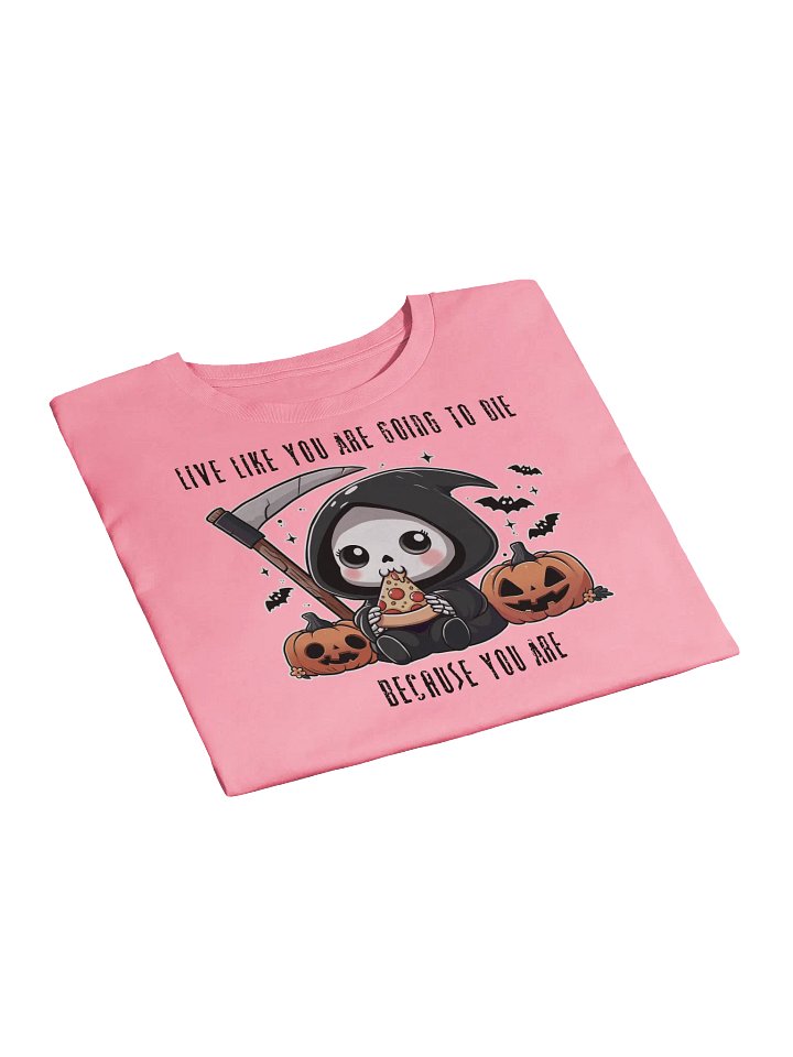 Grim Pizza Party Crop Top - Light Colors product image (2)