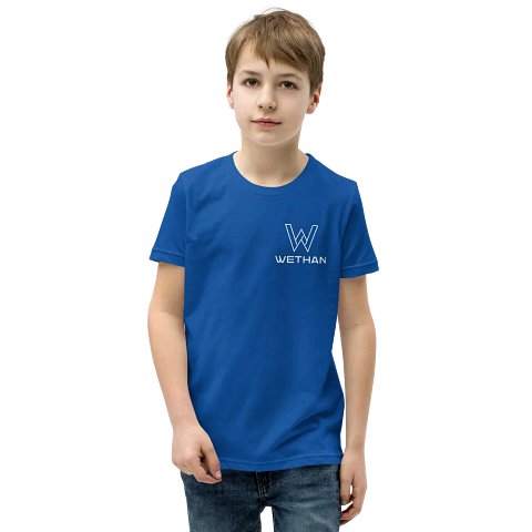 White Wethan Logo Tee (Youth) product image (1)