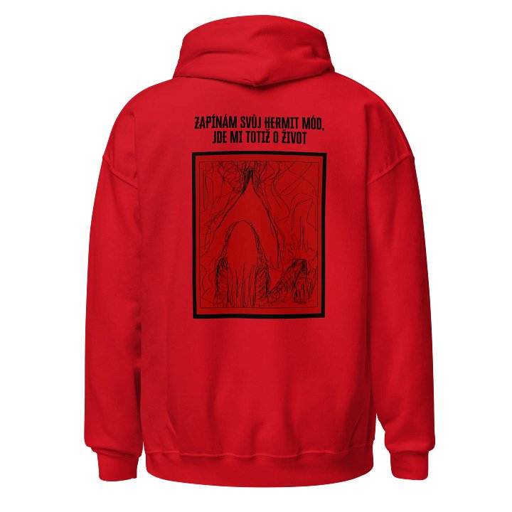 Hermit mód Red Hoodie product image (1)
