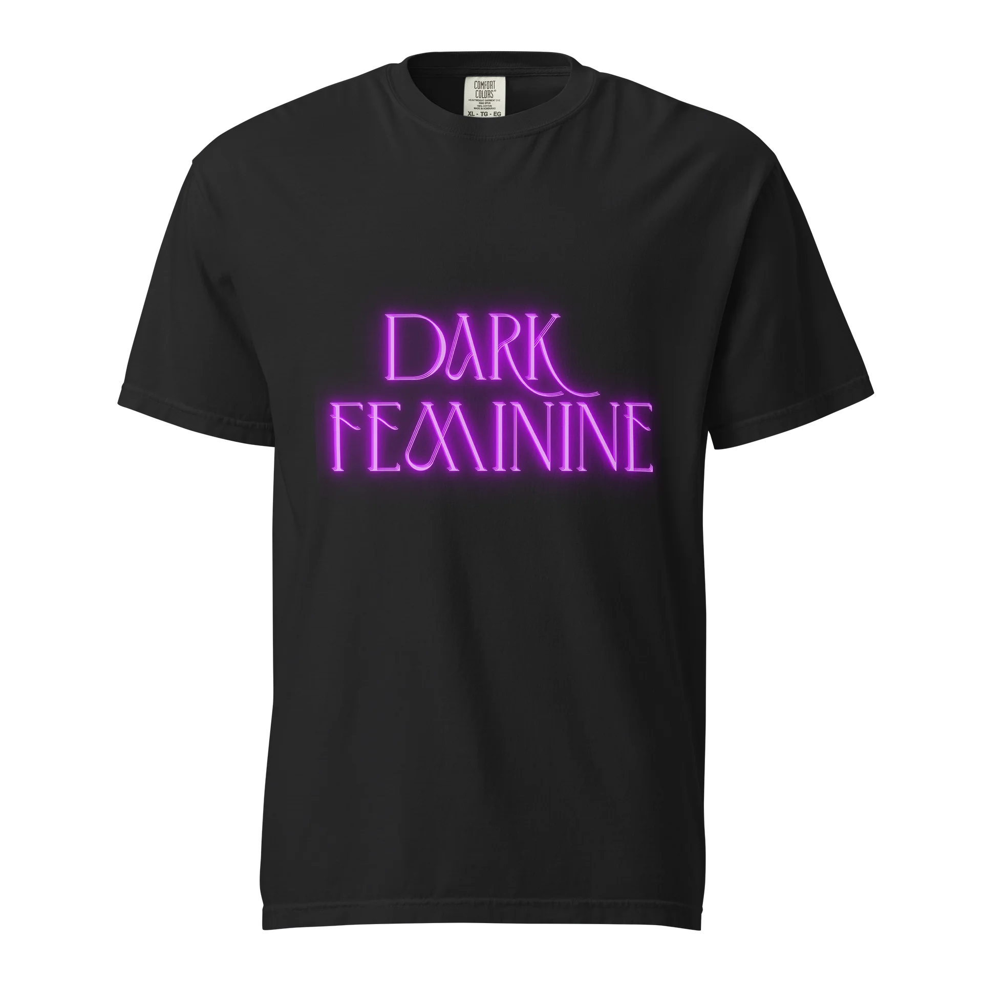 Dark Feminine Women’s Super Soft Gothic Neon Tee product image (1)