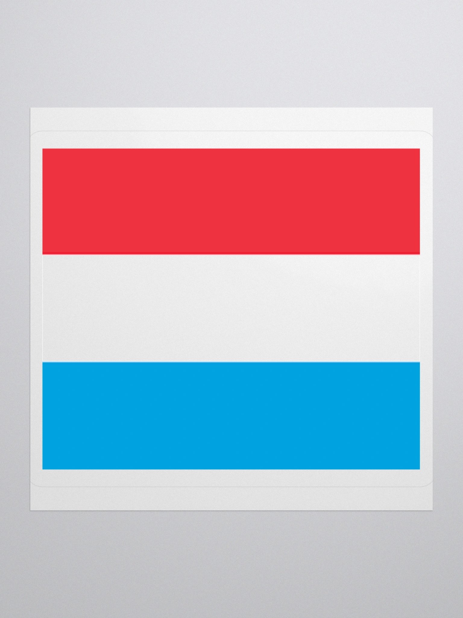 Luxembourg Flag Sticker | Red White Blue Design | Durable Vinyl | 3 Sizes product image (1)