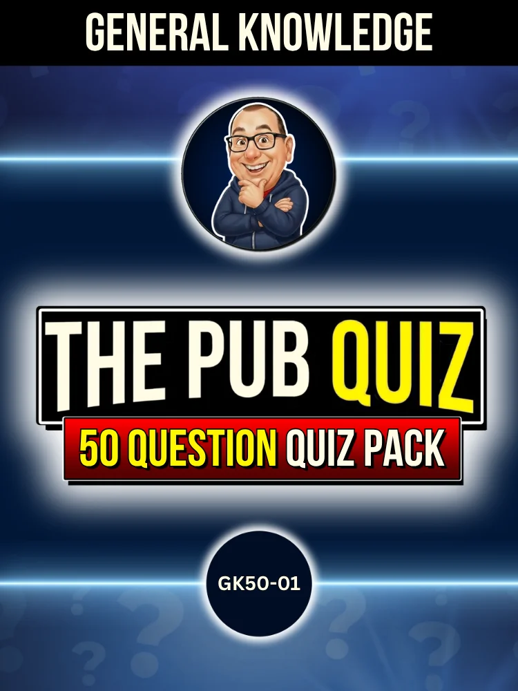 50 Question General Knowledge Quiz Pack #1 product image (1)