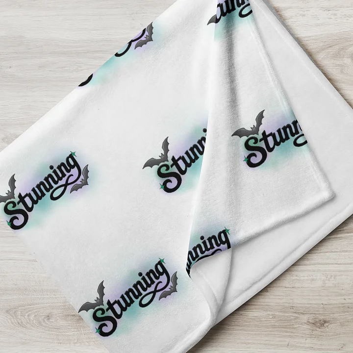 Stunning - Black Throw Blanket product image (2)